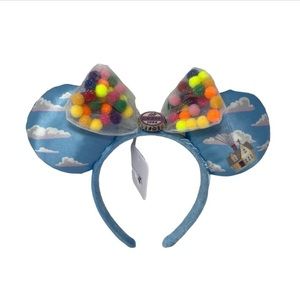 BNWT Disney UP Grape Soda Cap Balloons Limited Minnie Ears Headband